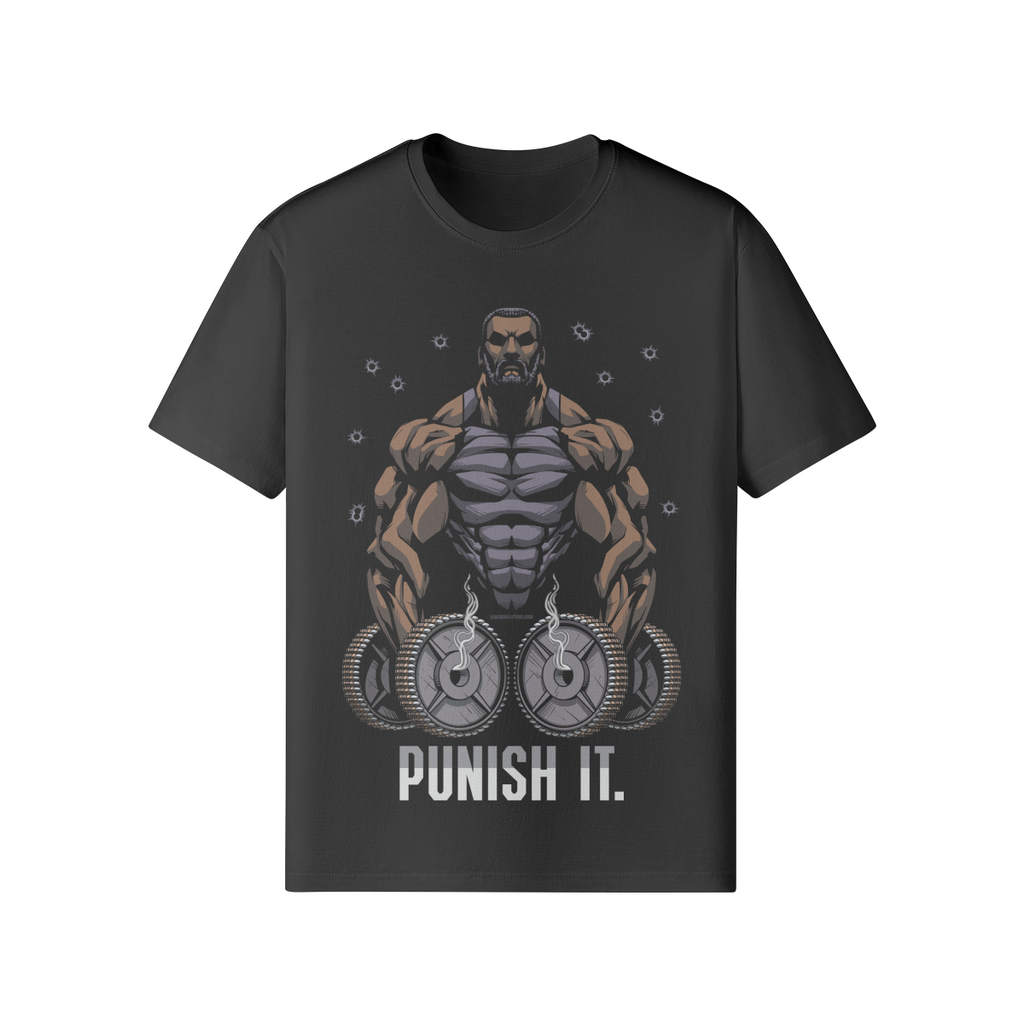 PUNISH IT (BEARD)- Classic T-Shirt-Black-League of Lifters