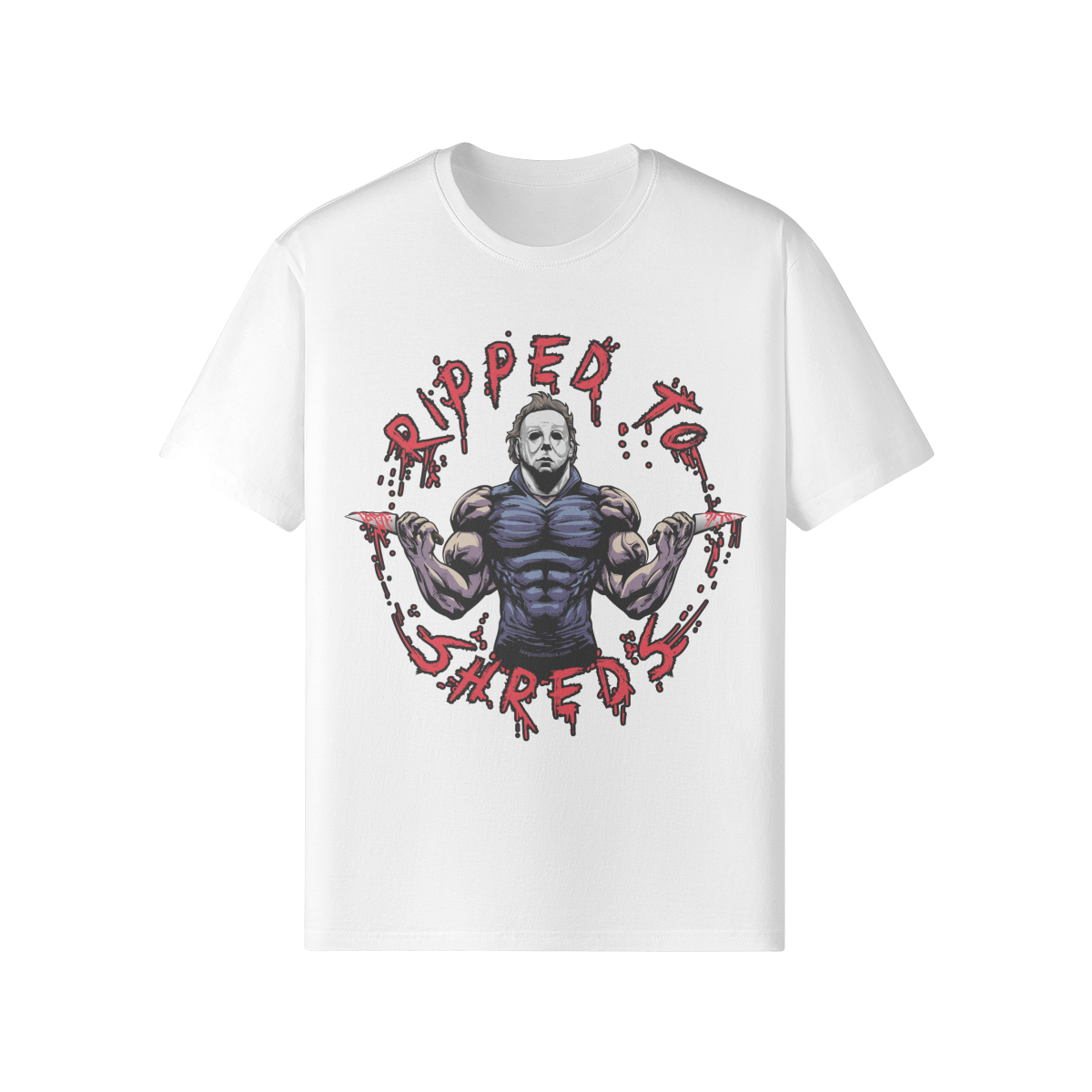 RIPPED TO SHREDS- Classic T-Shirt-White-League of Lifters