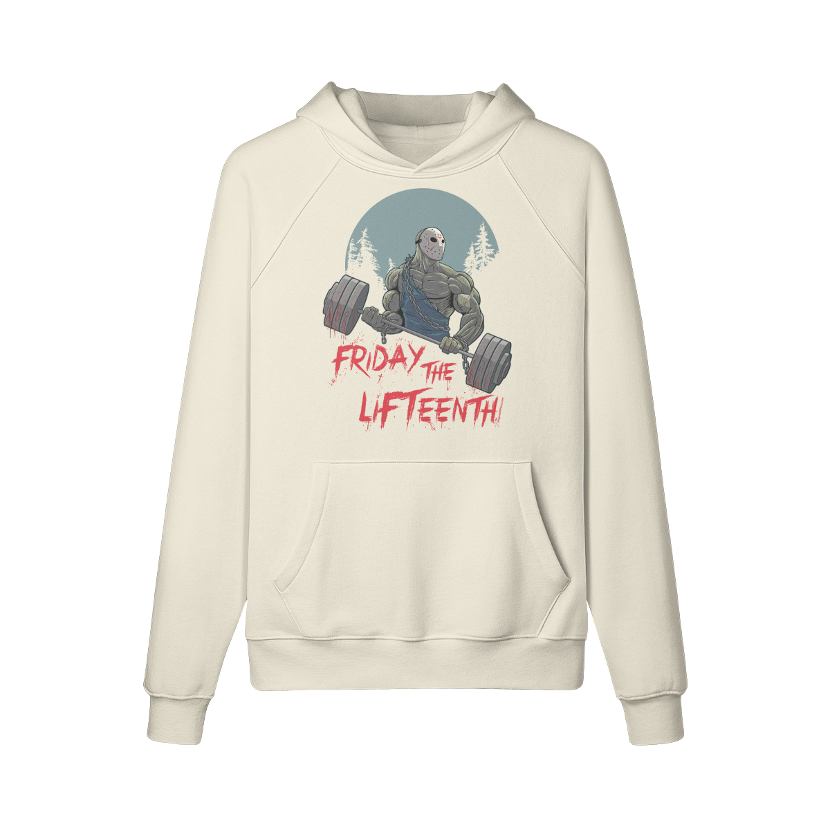 FRIDAY THE LIFTEENTH- Hoodie-Rice Apricot-League of Lifters