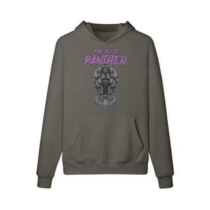 JACKED PANTHER- Hoodie-Charcoal Grey-League of Lifters