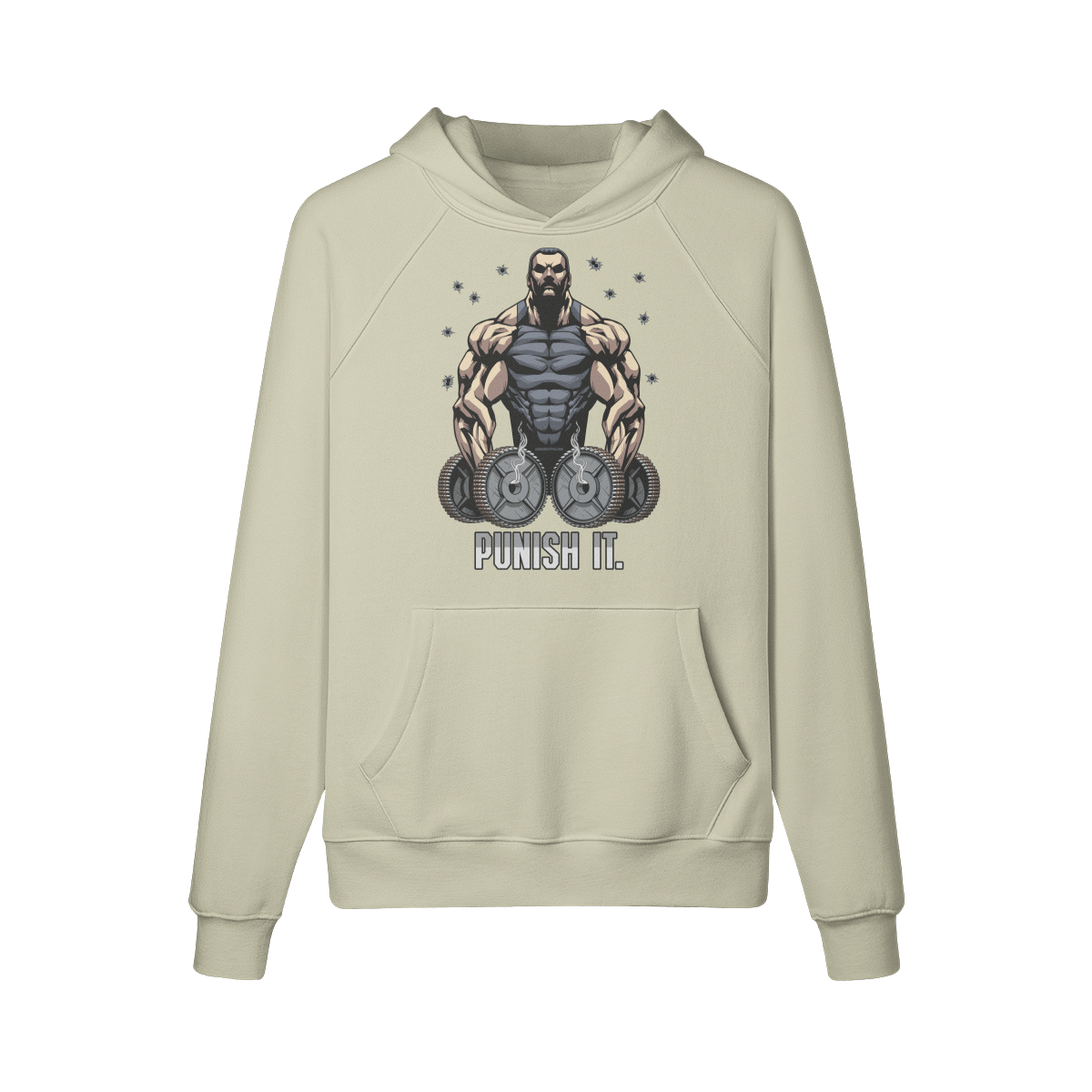 PUNISH IT- Hoodie-Camel-League of Lifters