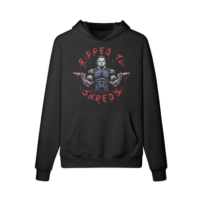 RIPPED TO SHREDS- Hoodie-Black-League of Lifters