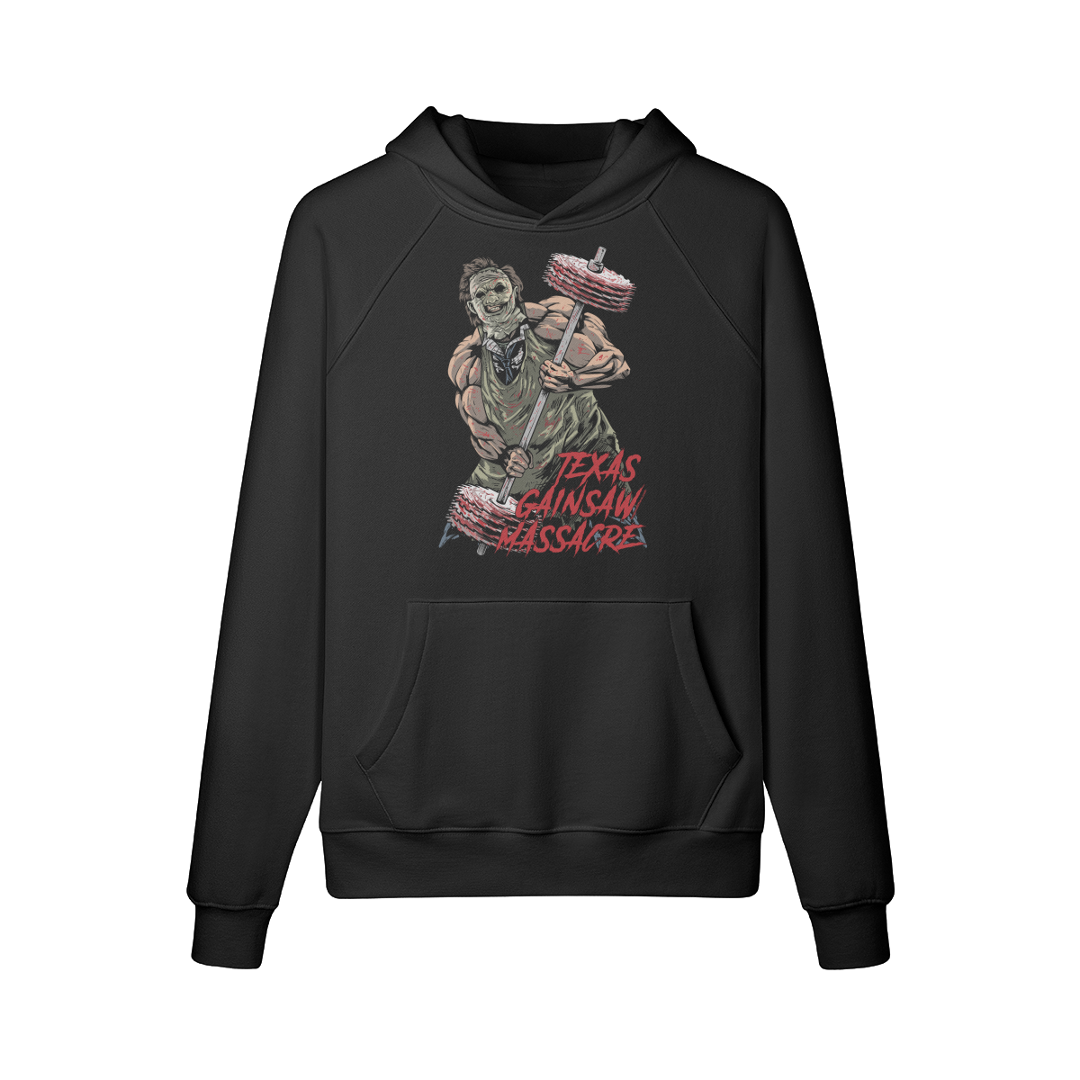 TEXAS GAINSAW MASSACRE- Hoodie-Black-League of Lifters