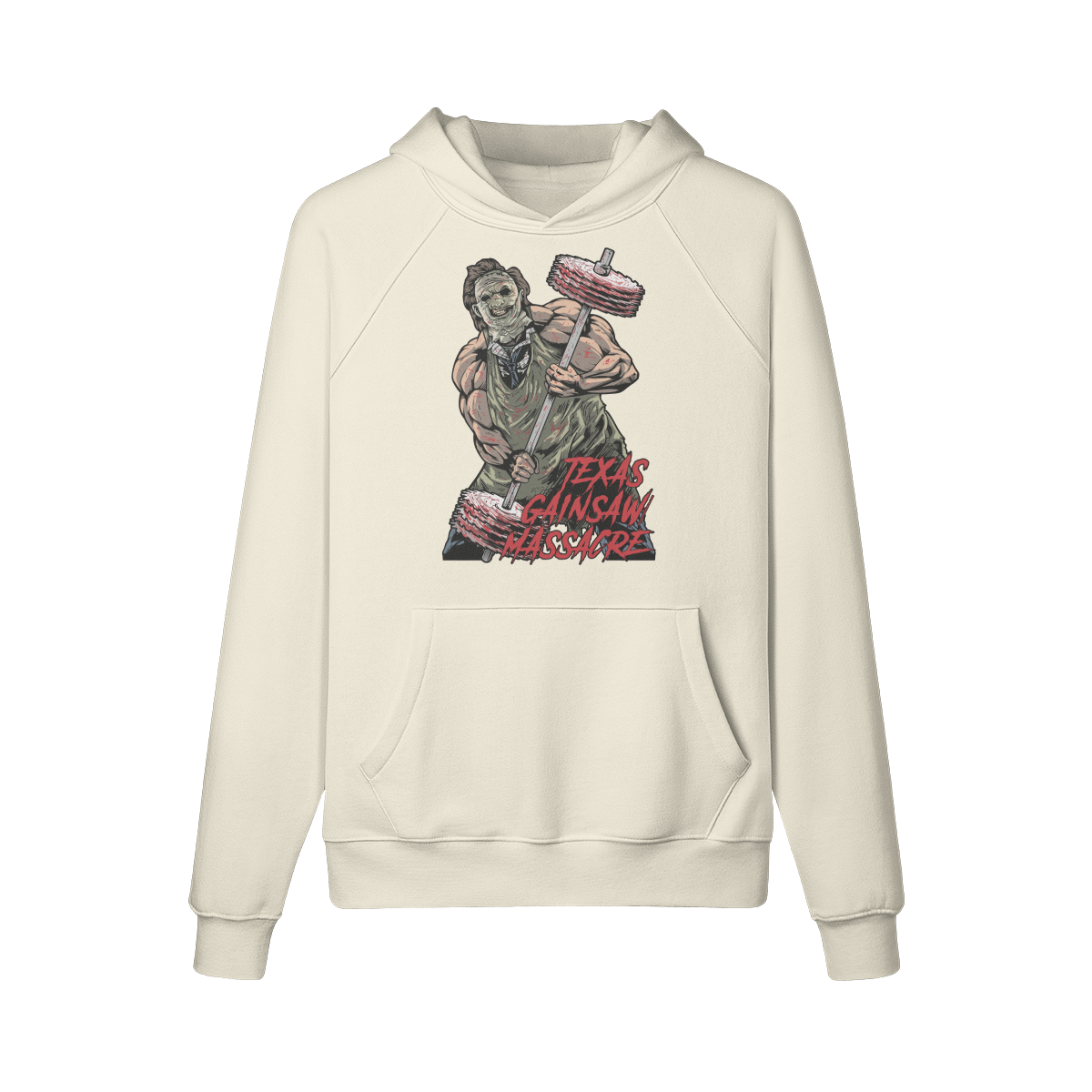 TEXAS GAINSAW MASSACRE- Hoodie-Rice Apricot-League of Lifters