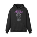 JACKED PANTHER- Oversized Hoodie-Faded Black-League of Lifters