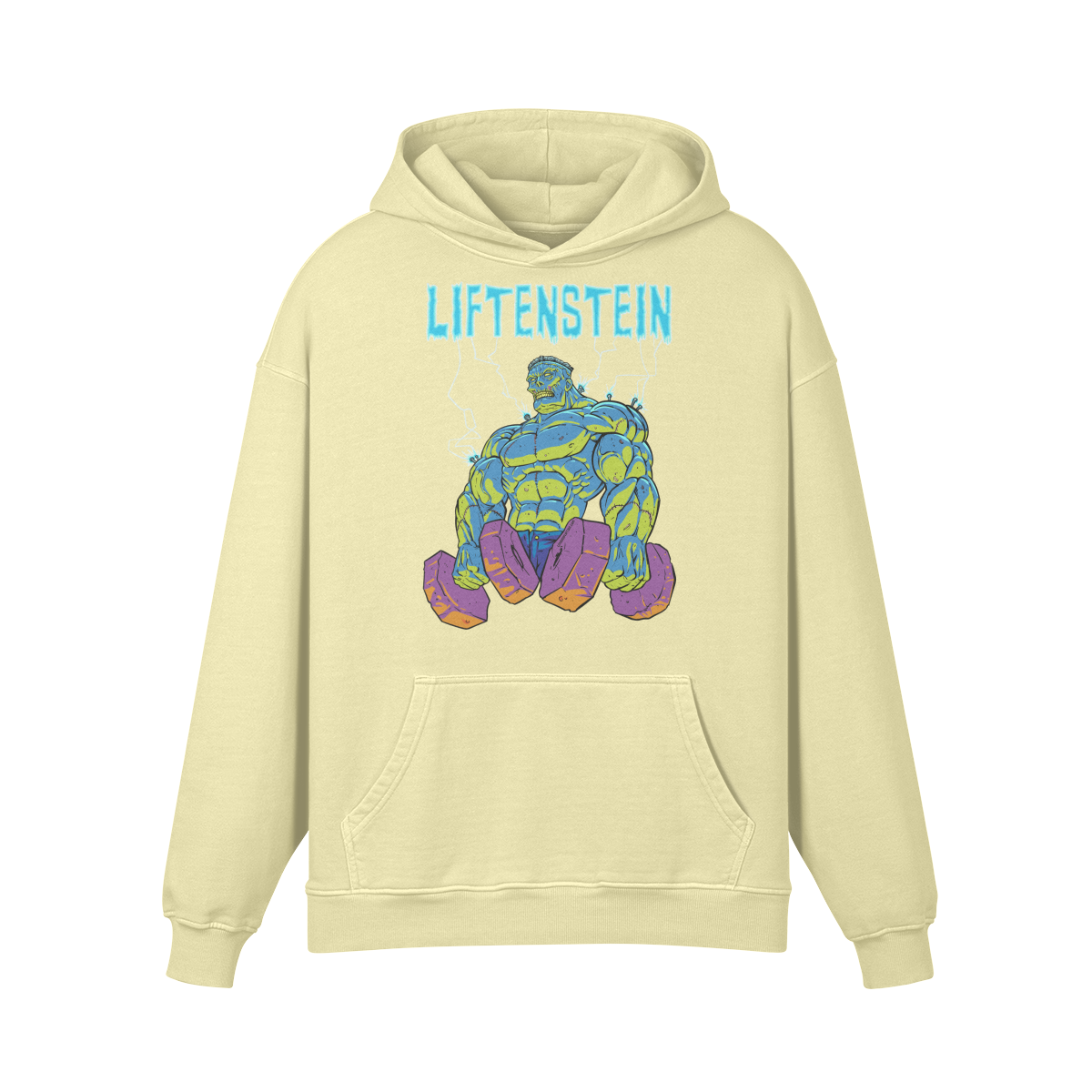 LIFTENSTEIN- Oversized Hoodie-Pale Spring Bud-League of Lifters