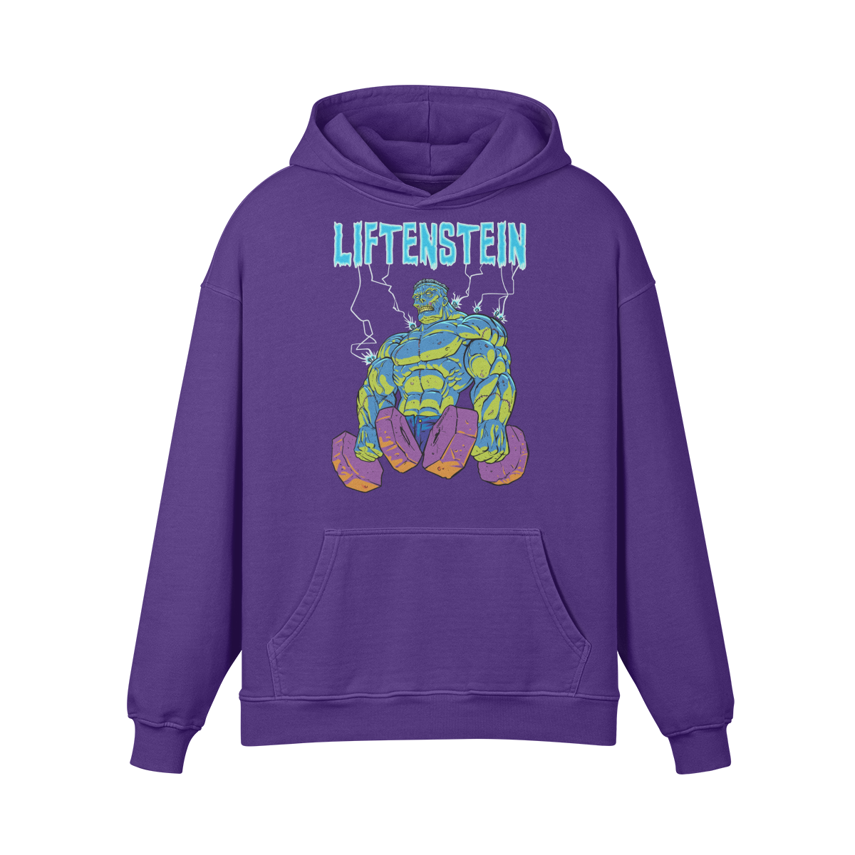 LIFTENSTEIN- Oversized Hoodie-Purple Haze-League of Lifters