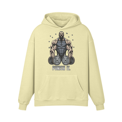 PUNISH IT- Oversized Hoodie-Pale Spring Bud-League of Lifters