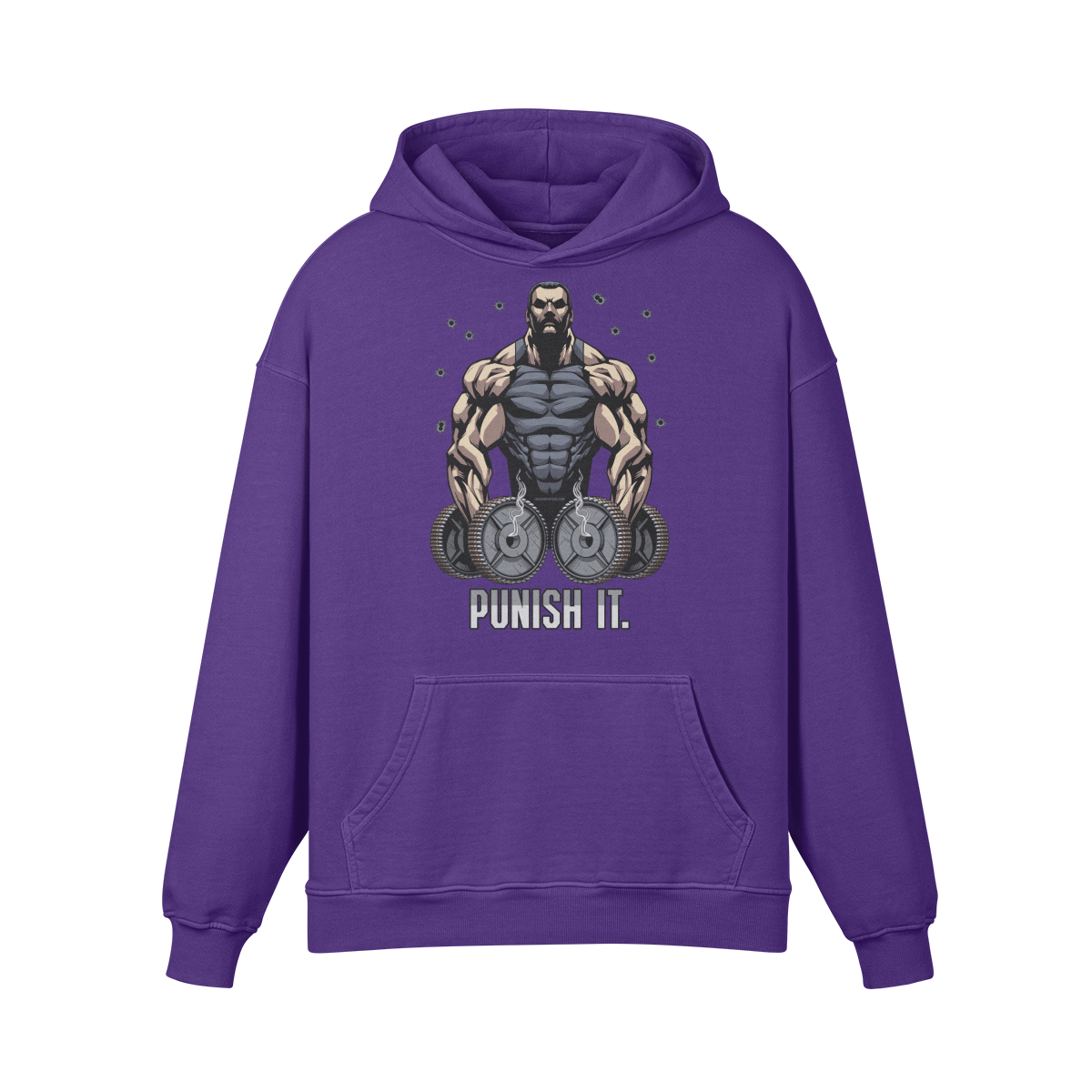 PUNISH IT- Oversized Hoodie-Purple Haze-League of Lifters