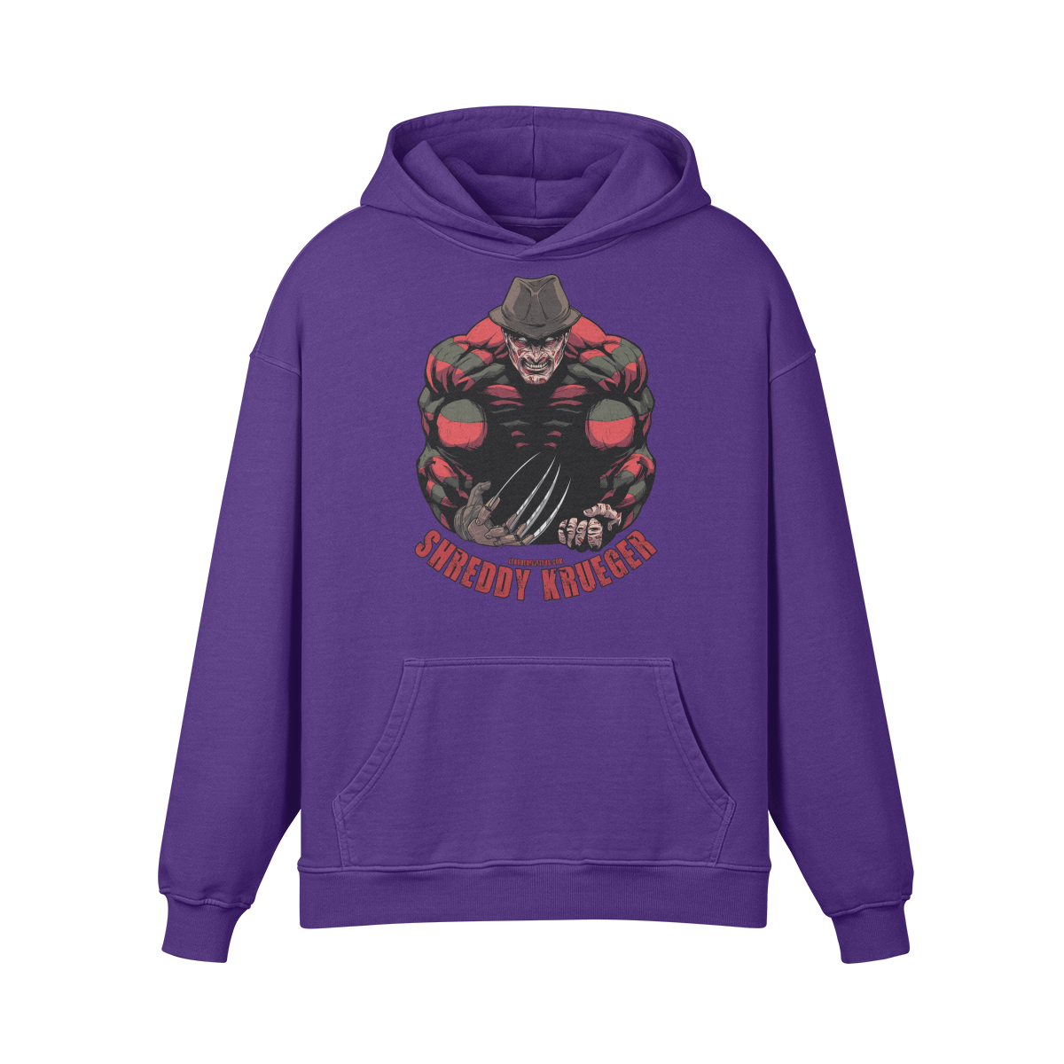 SHREDDY KRUEGER- Oversized Hoodie-Purple Haze-League of Lifters