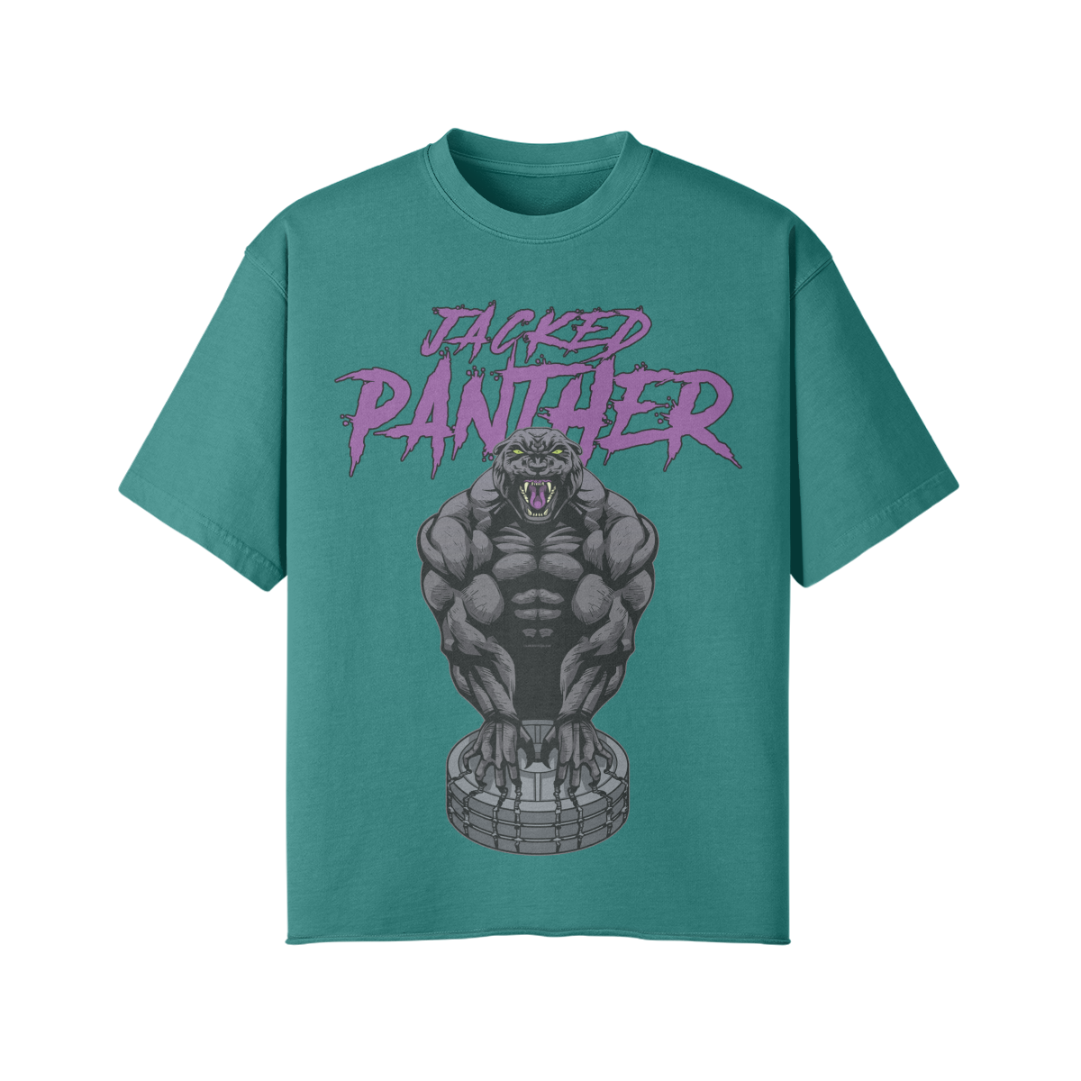 JACKED PANTHER- Pump Top-Vintage Green-League of Lifters