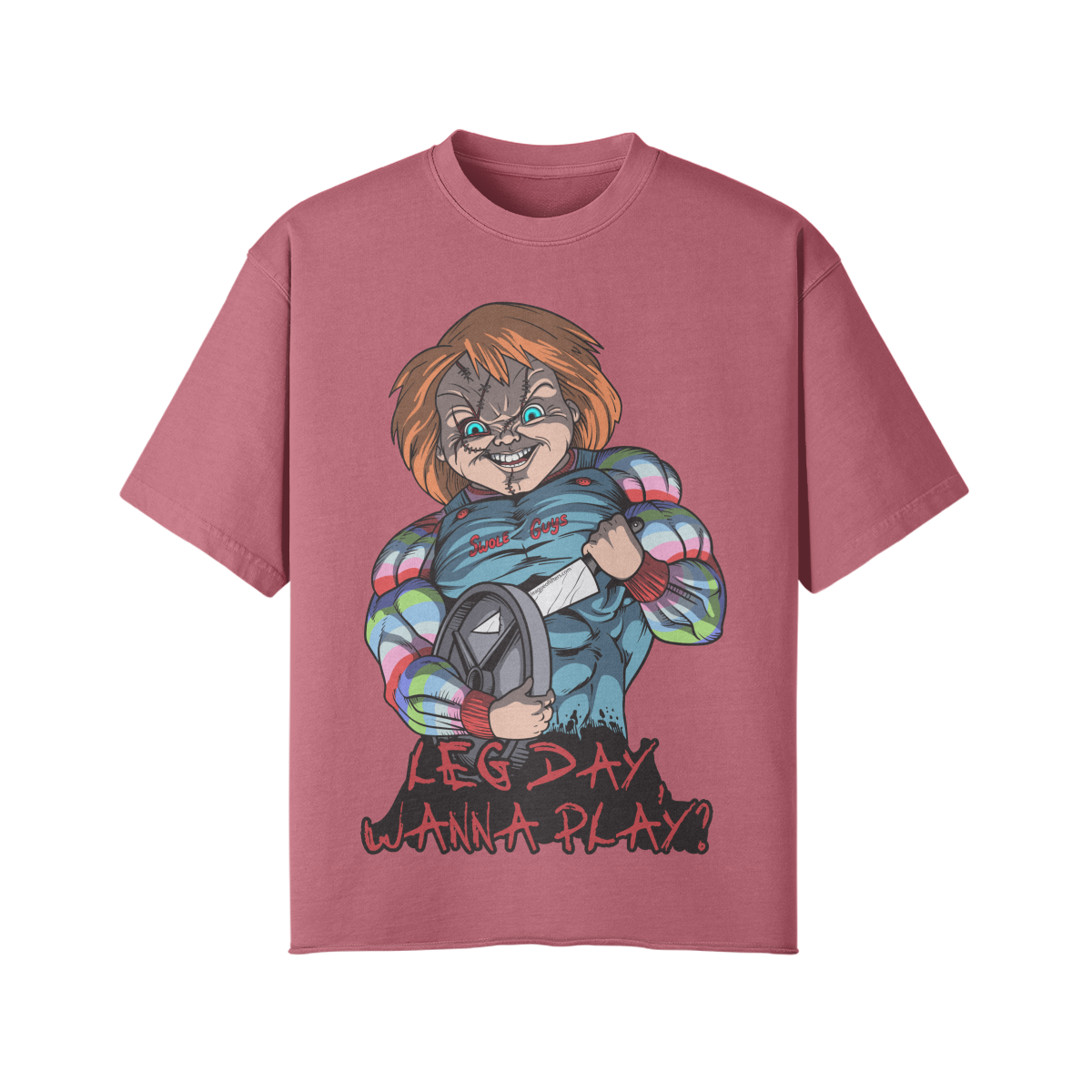 LEG DAY WANNA PLAY?- Pump Top-Cameo Brown-League of Lifters