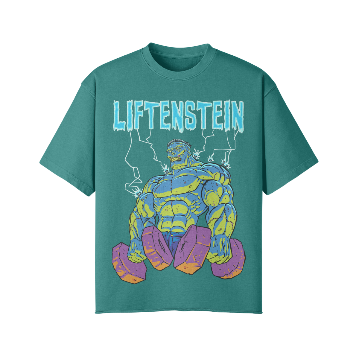 LIFTENSTEIN- Pump Top-Vintage Green-League of Lifters