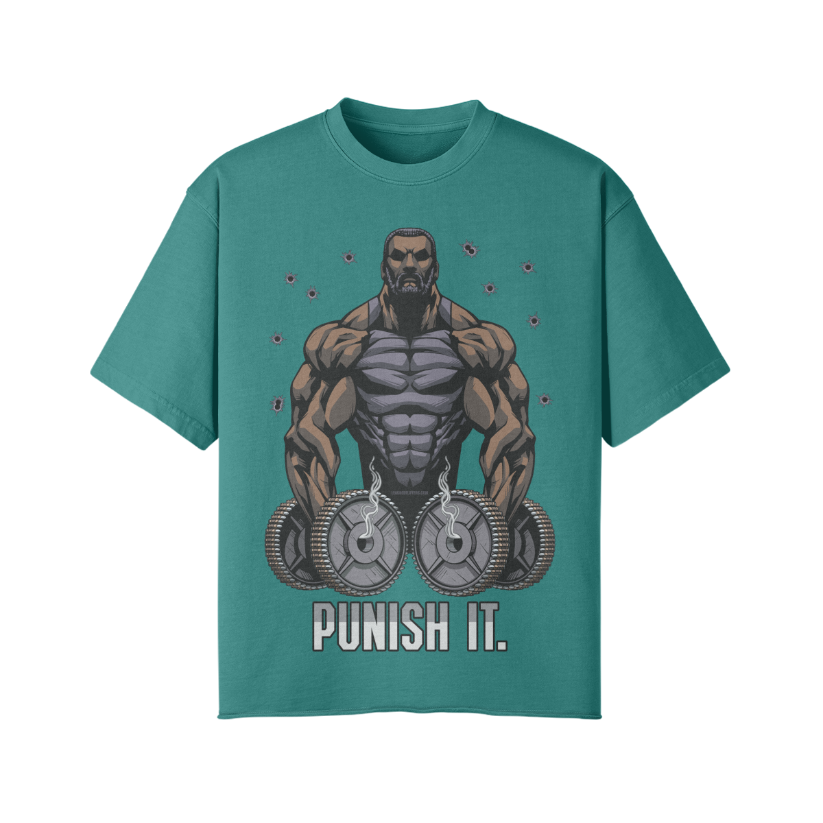 PUNISH IT (BEARD)- Pump Top-Vintage Green-League of Lifters