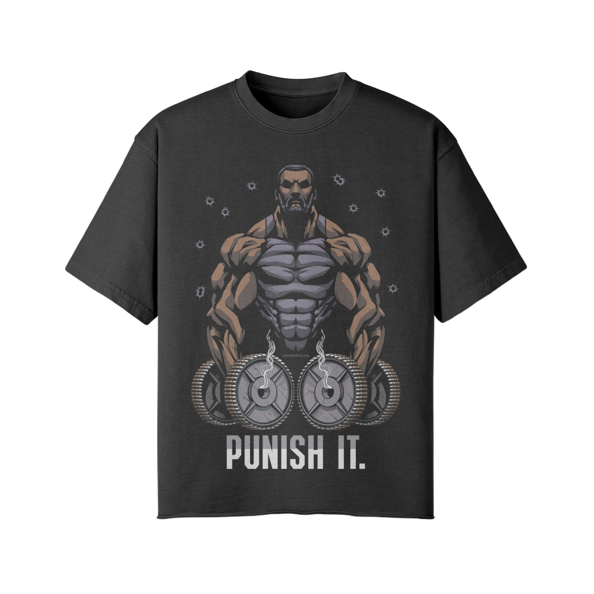 PUNISH IT (BEARD)- Pump Top-Snow Wash-League of Lifters
