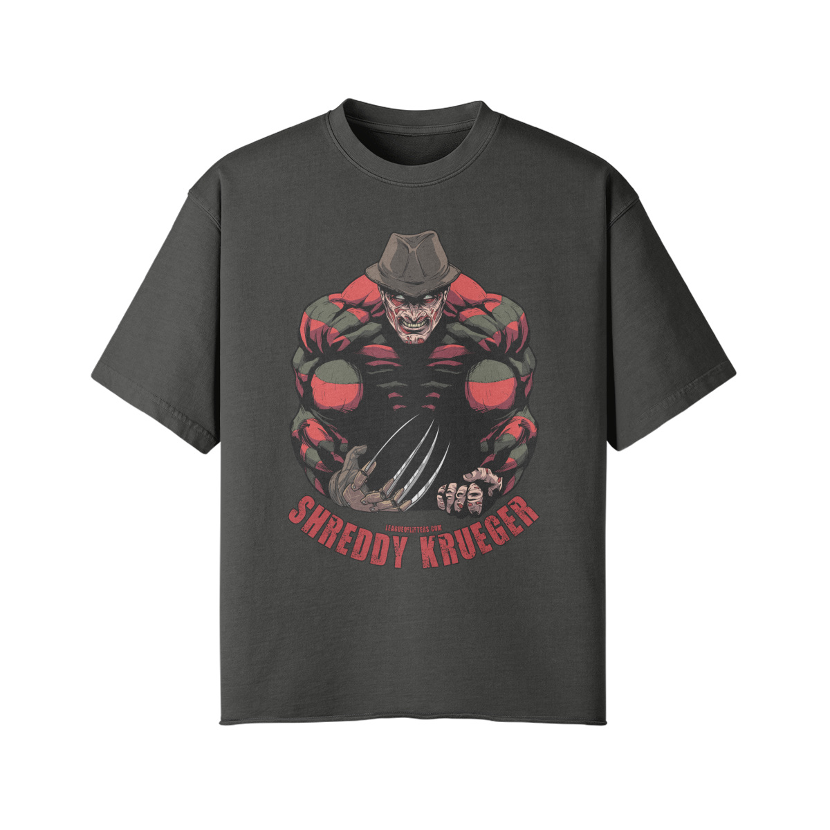 SHREDDY KRUEGER- Pump Top-Dark Gray-League of Lifters