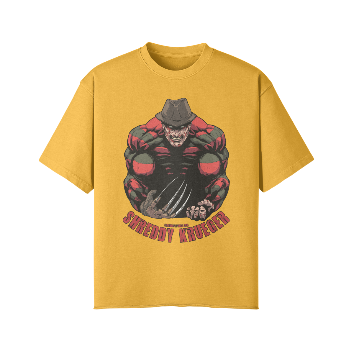 SHREDDY KRUEGER- Pump Top-Vintage Yellow-League of Lifters