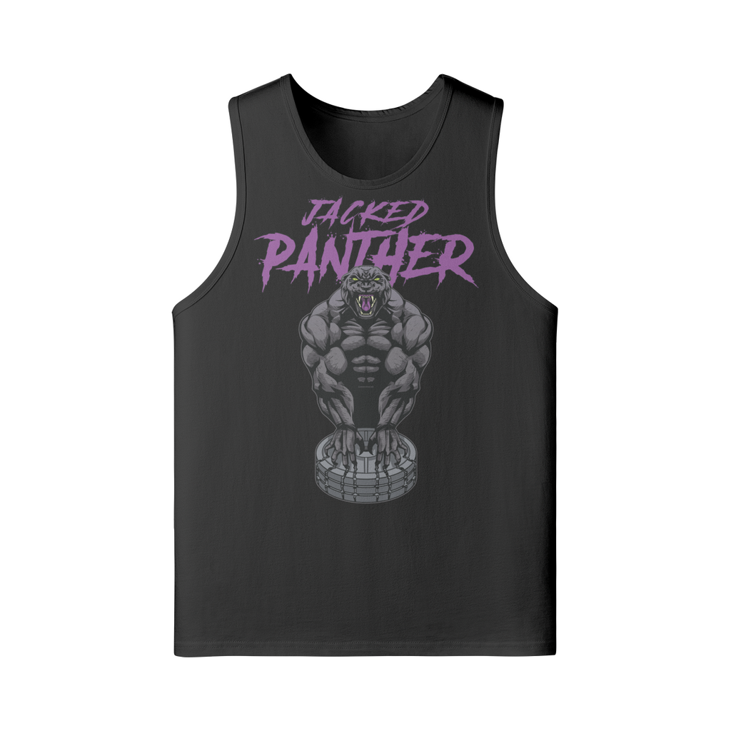 JACKED PANTHER- Tank Top-Black-League of Lifters