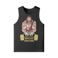 JESUS IS MY SPOTTER- Tank Top-Black-League of Lifters