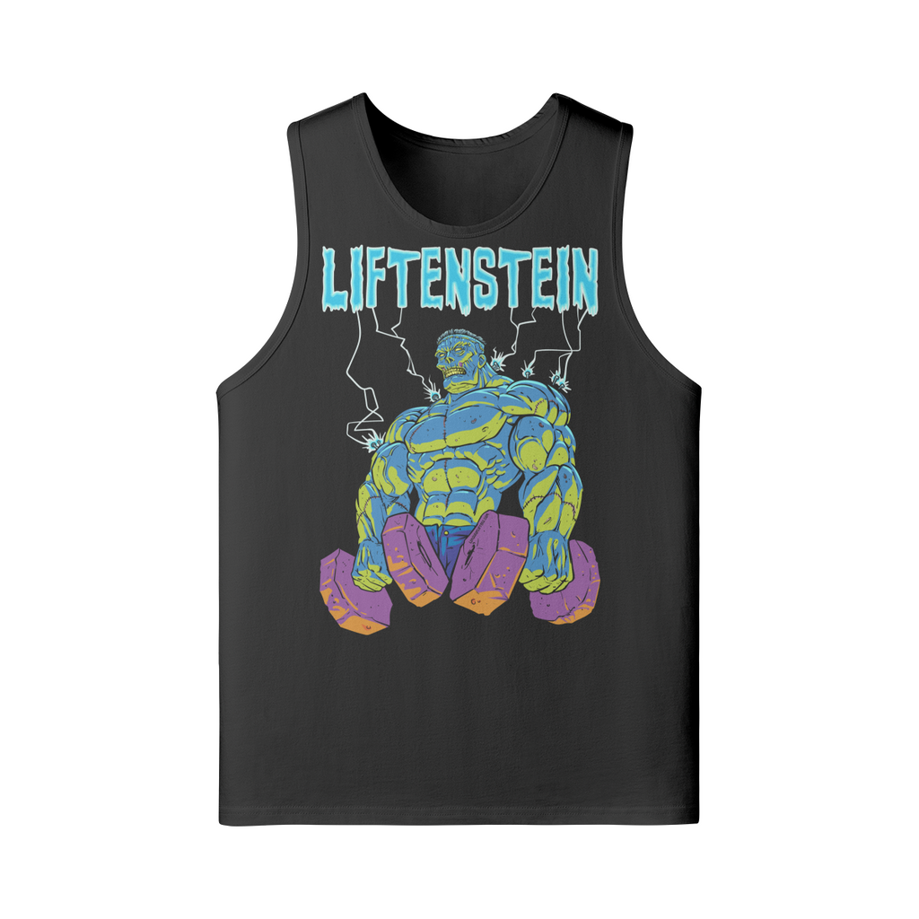 LIFTENSTEIN- Tank Top-Black-League of Lifters
