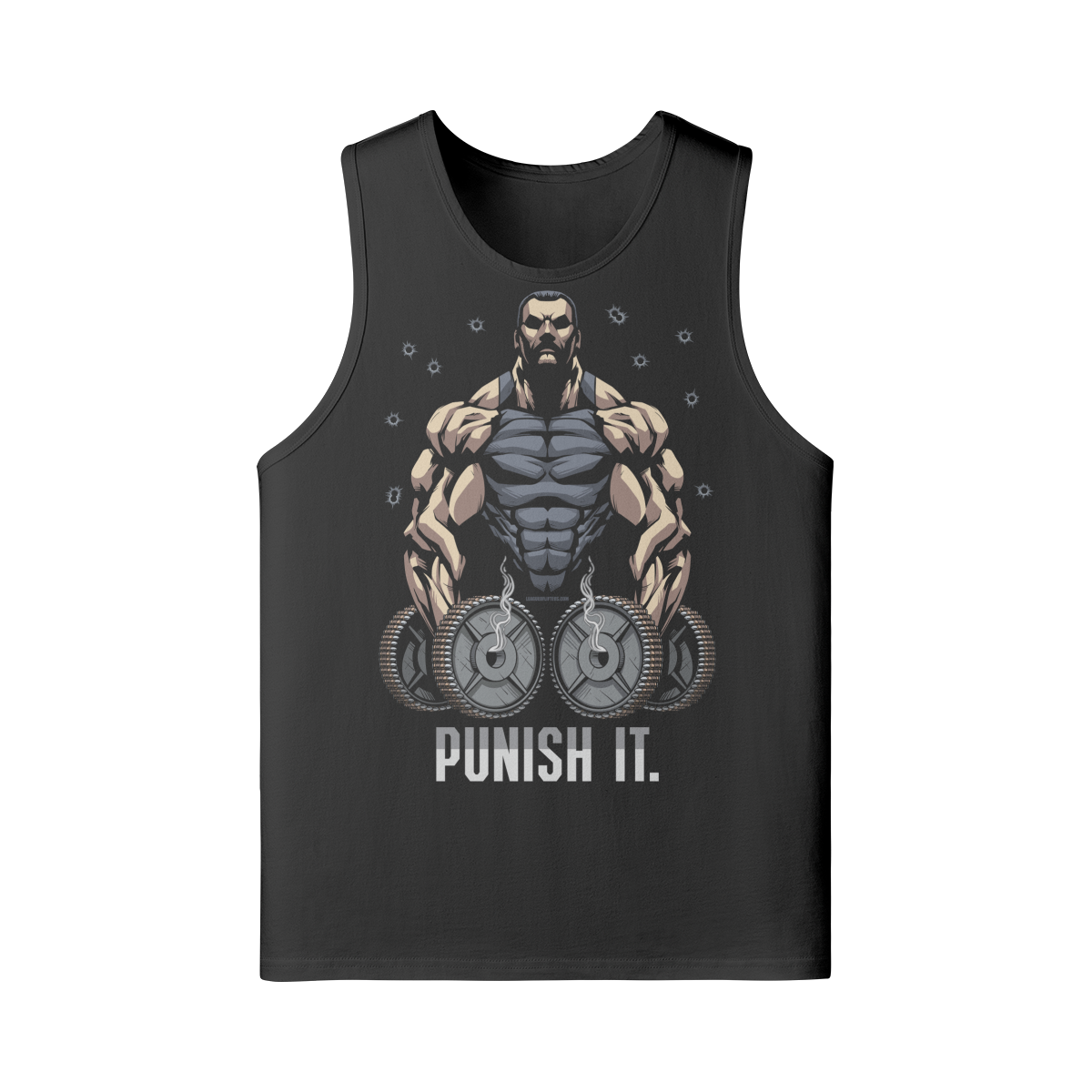 PUNISH IT- Tank Top-Black-League of Lifters