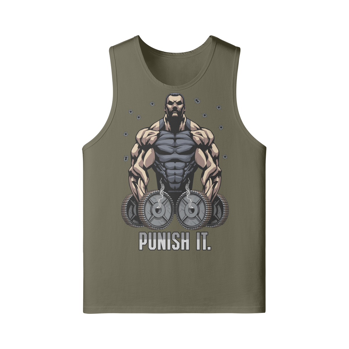 PUNISH IT- Tank Top-Camel-League of Lifters