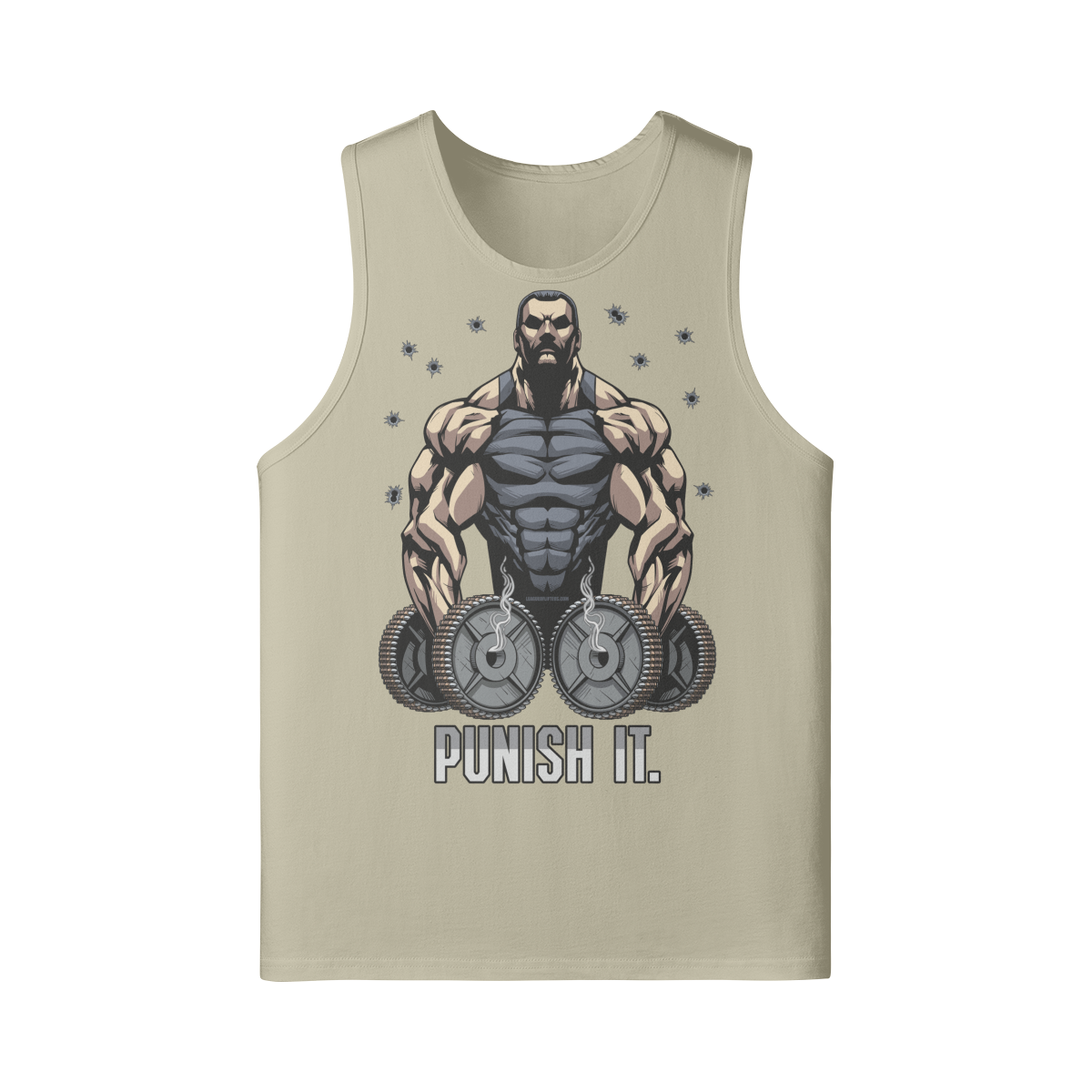 PUNISH IT- Tank Top-Rice Apricot-League of Lifters