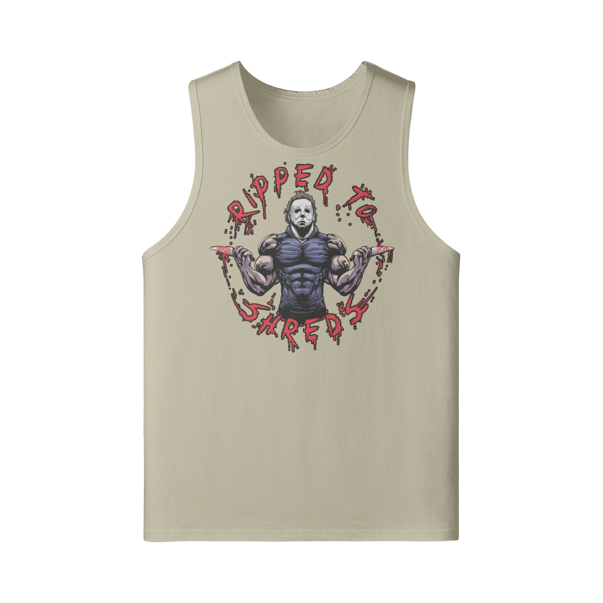 RIPPED TO SHREDS- Tank Top-Rice Apricot-League of Lifters