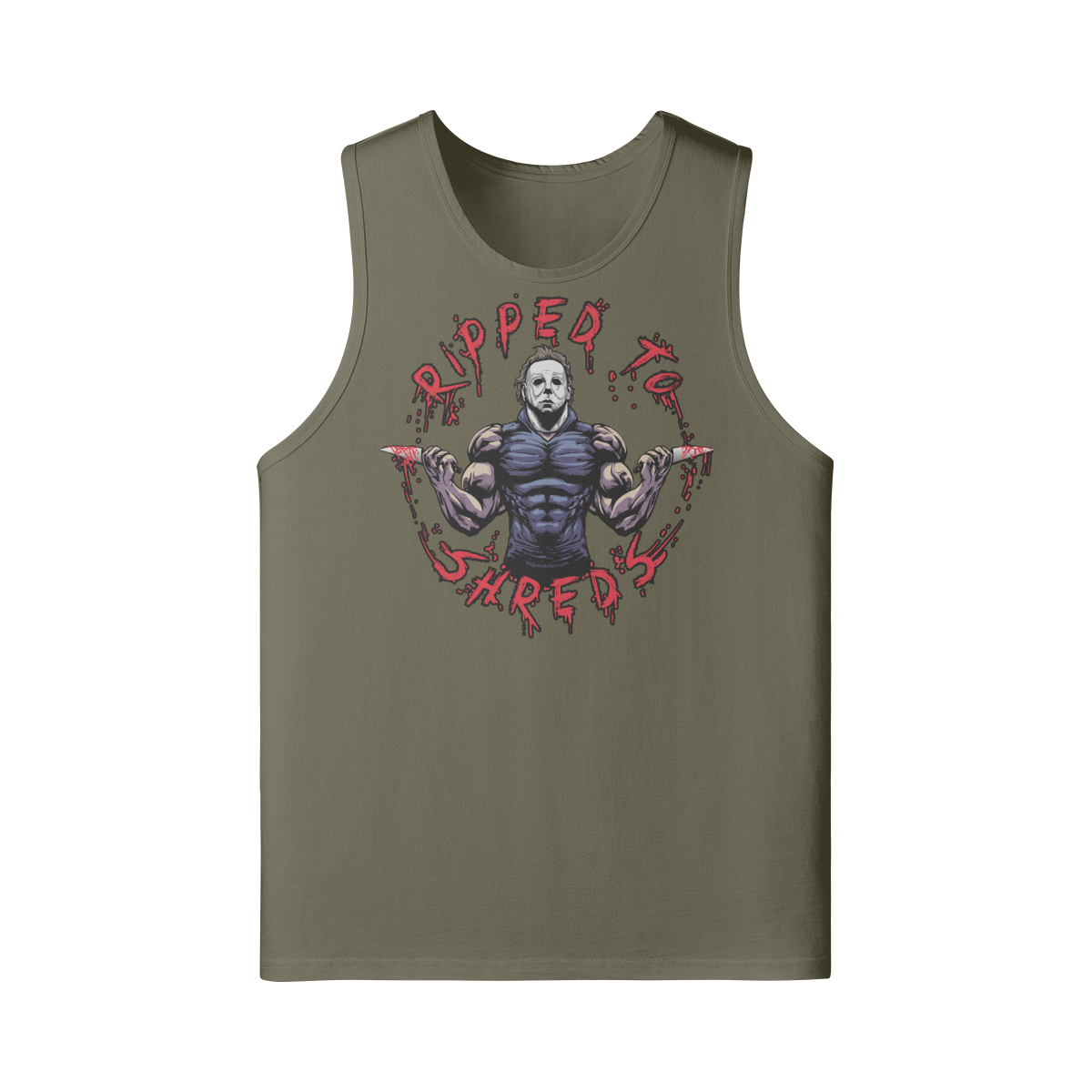 RIPPED TO SHREDS- Tank Top-Camel-League of Lifters