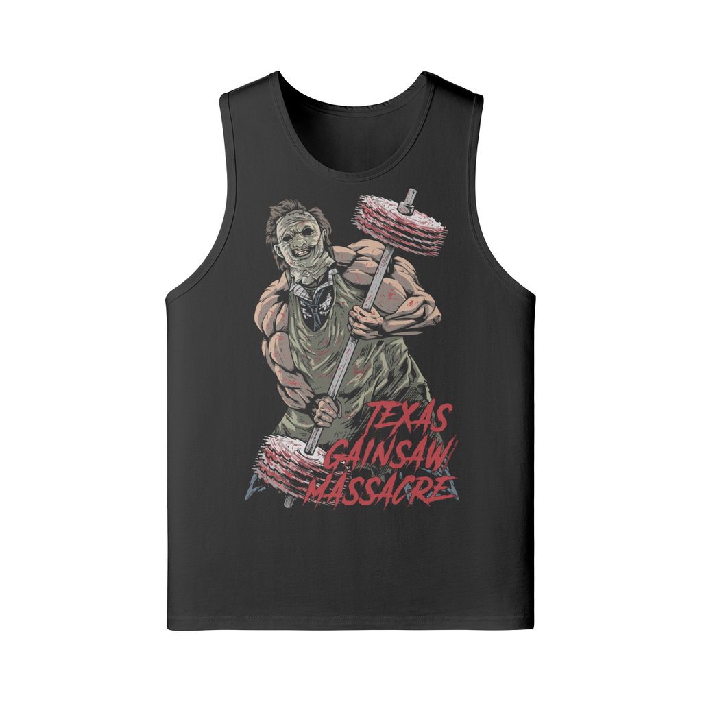 TEXAS GAINSAW MASSACRE- Tank Top-Black-League of Lifters