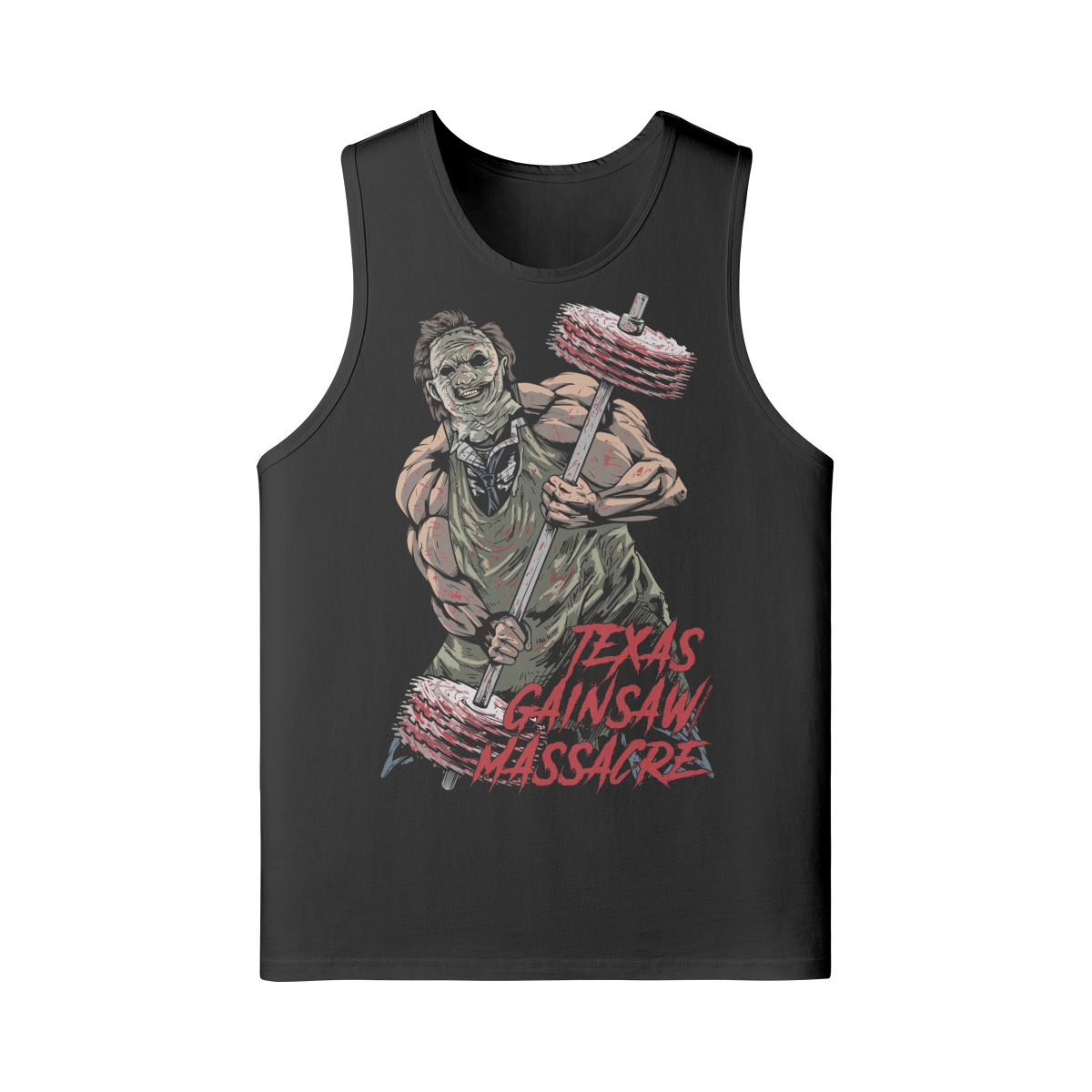 TEXAS GAINSAW MASSACRE- Tank Top-Black-League of Lifters