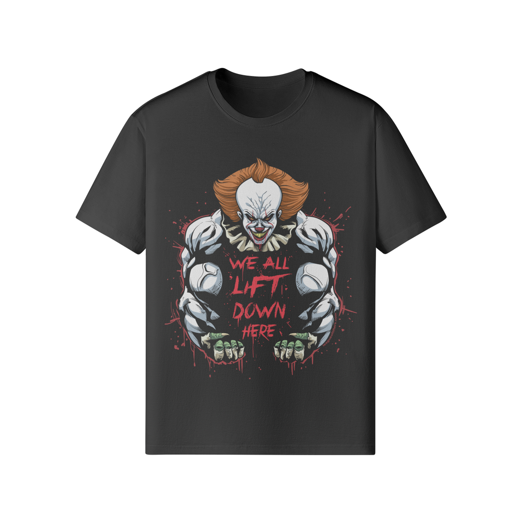 WE ALL LIFT DOWN HERE (CLASSIC)- Classic T-Shirt-Black-League of Lifters