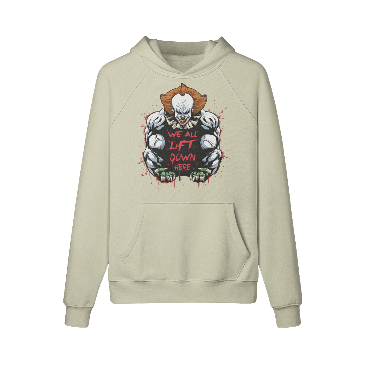 WE ALL LIFT DOWN HERE (CLASSIC)- Hoodie-Camel-League of Lifters