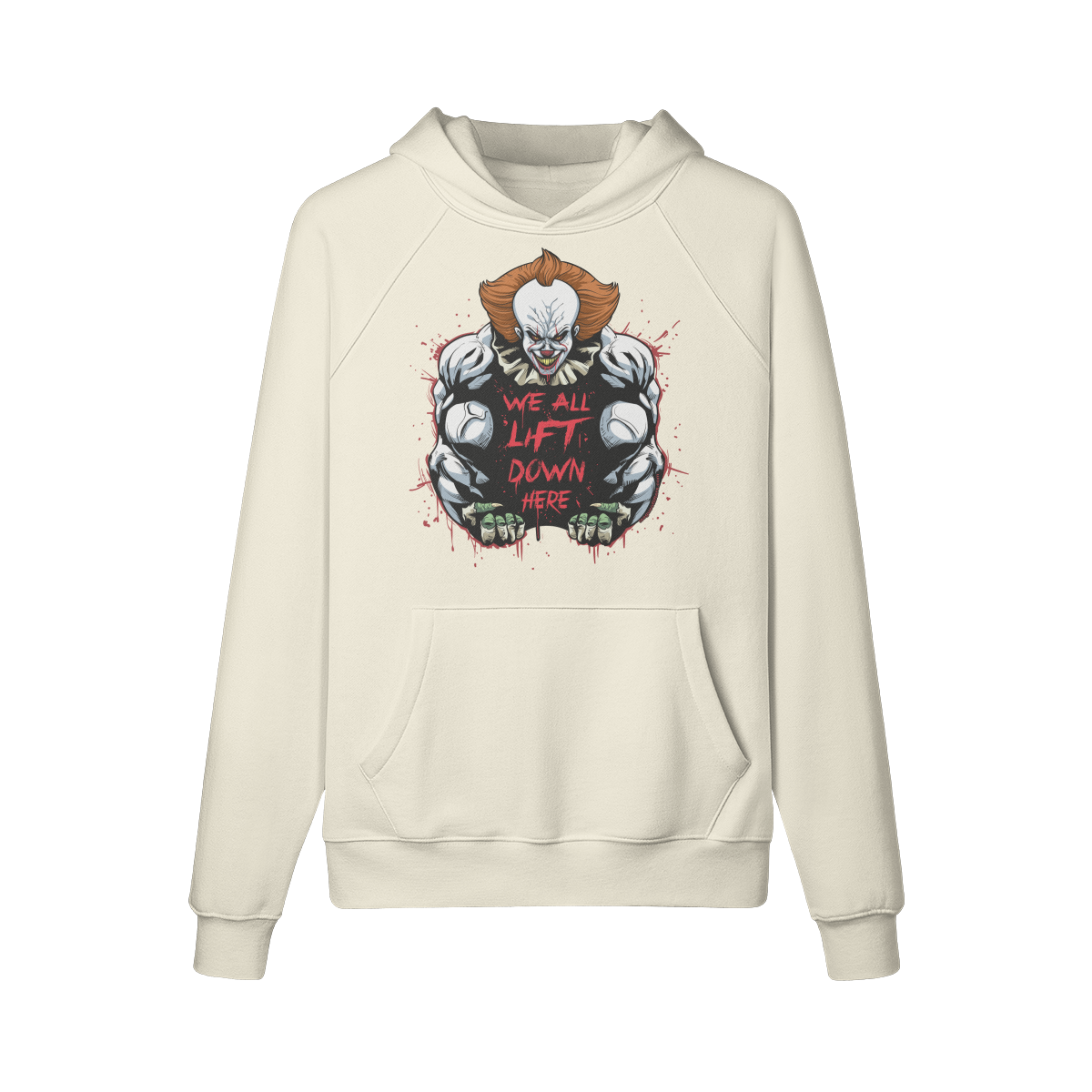 WE ALL LIFT DOWN HERE (CLASSIC)- Hoodie-Rice Apricot-League of Lifters