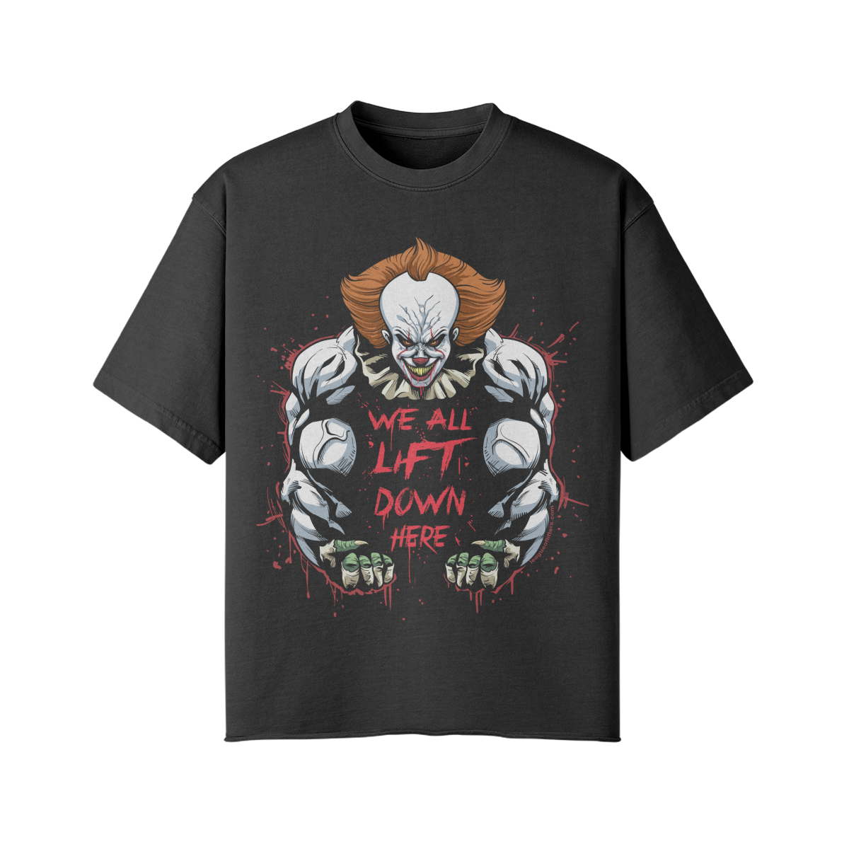 WE ALL LIFT DOWN HERE (CLASSIC)- Pump Top-Snow Wash-League of Lifters
