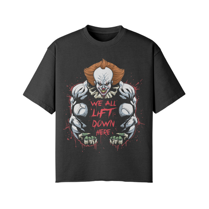 WE ALL LIFT DOWN HERE (CLASSIC)- Pump Top-Snow Wash-League of Lifters