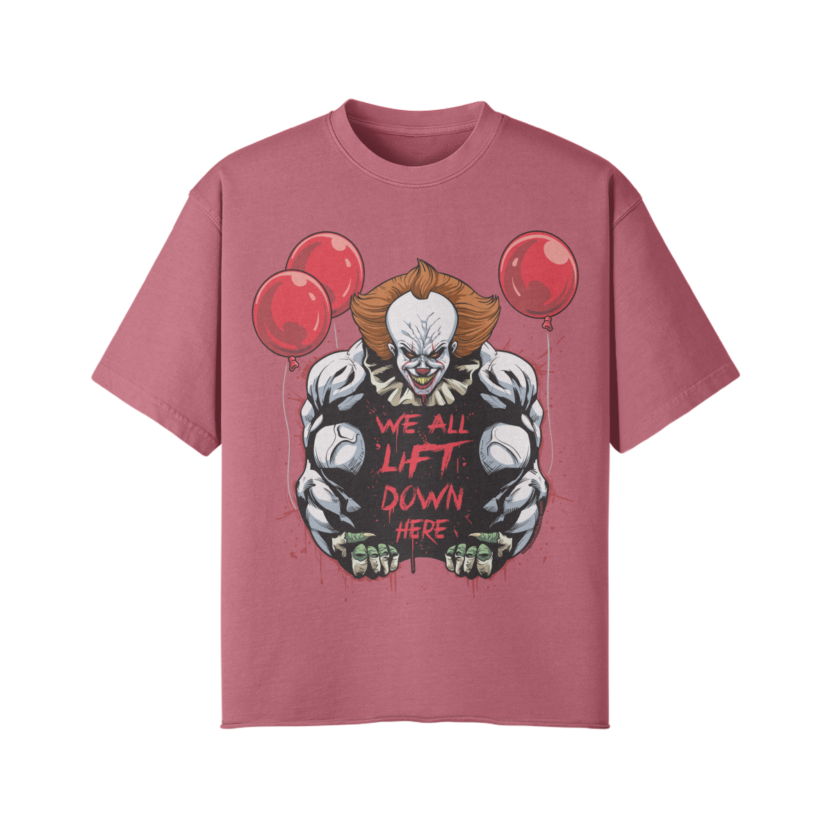 WE ALL LIFT DOWN HERE (CLASSIC BALLOONS)- Pump Top-Cameo Brown-League of Lifters