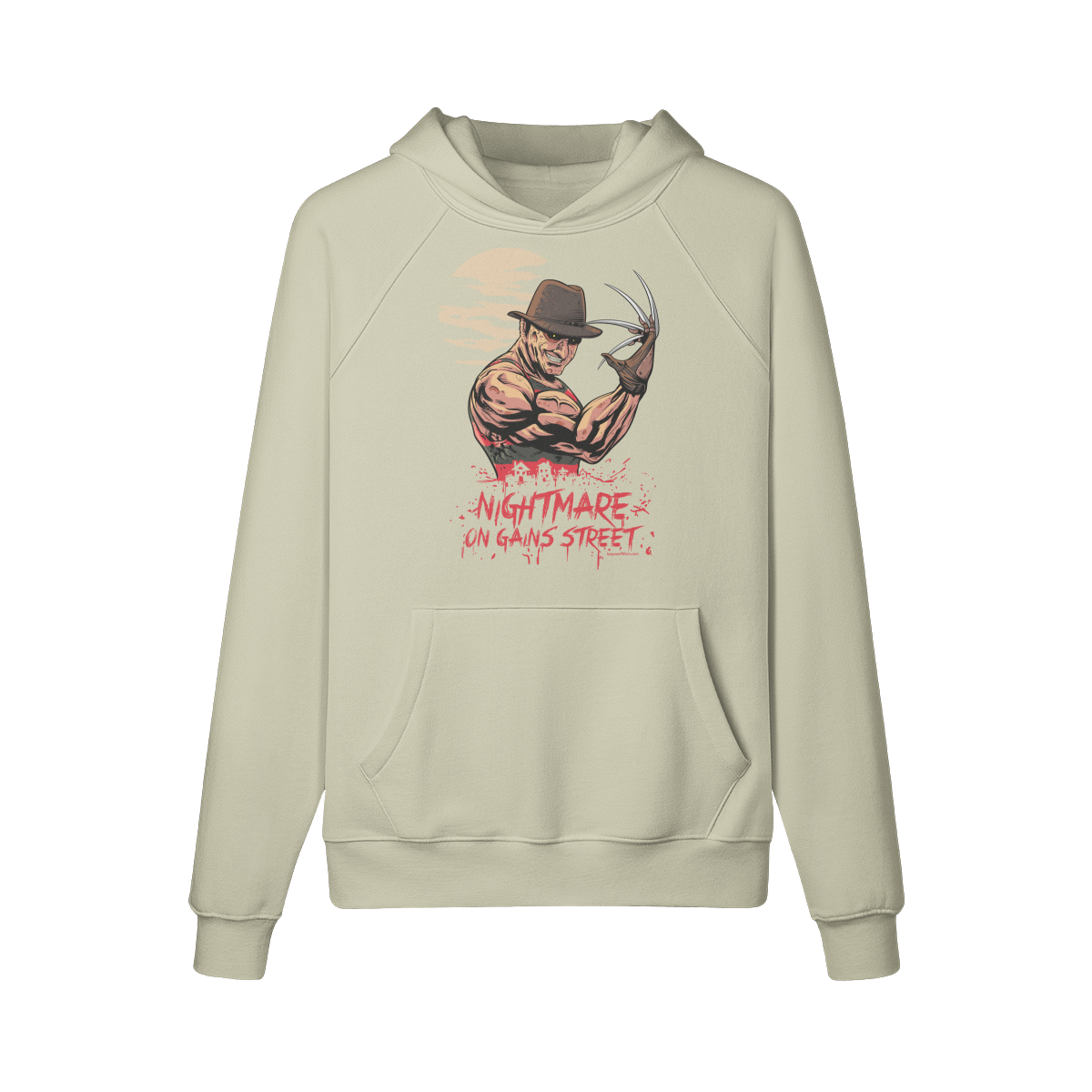 NIGHTMARE ON GAINS STREET- Hoodie-Camel-League of Lifters