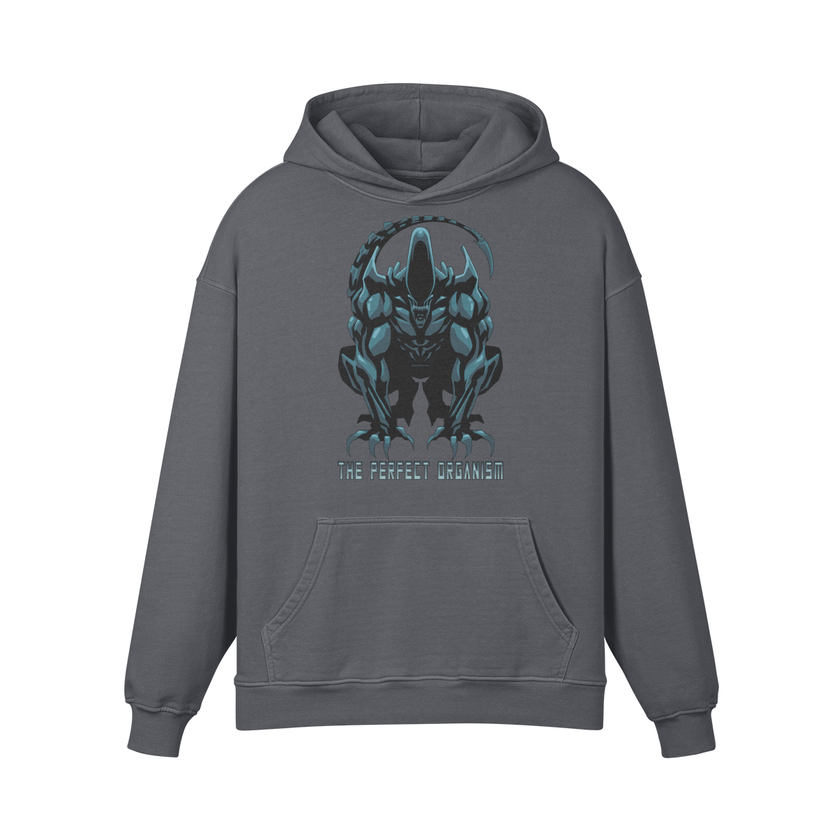 PERFECT ORGANISM- Oversized Hoodie-Carbon Gray-League of Lifters