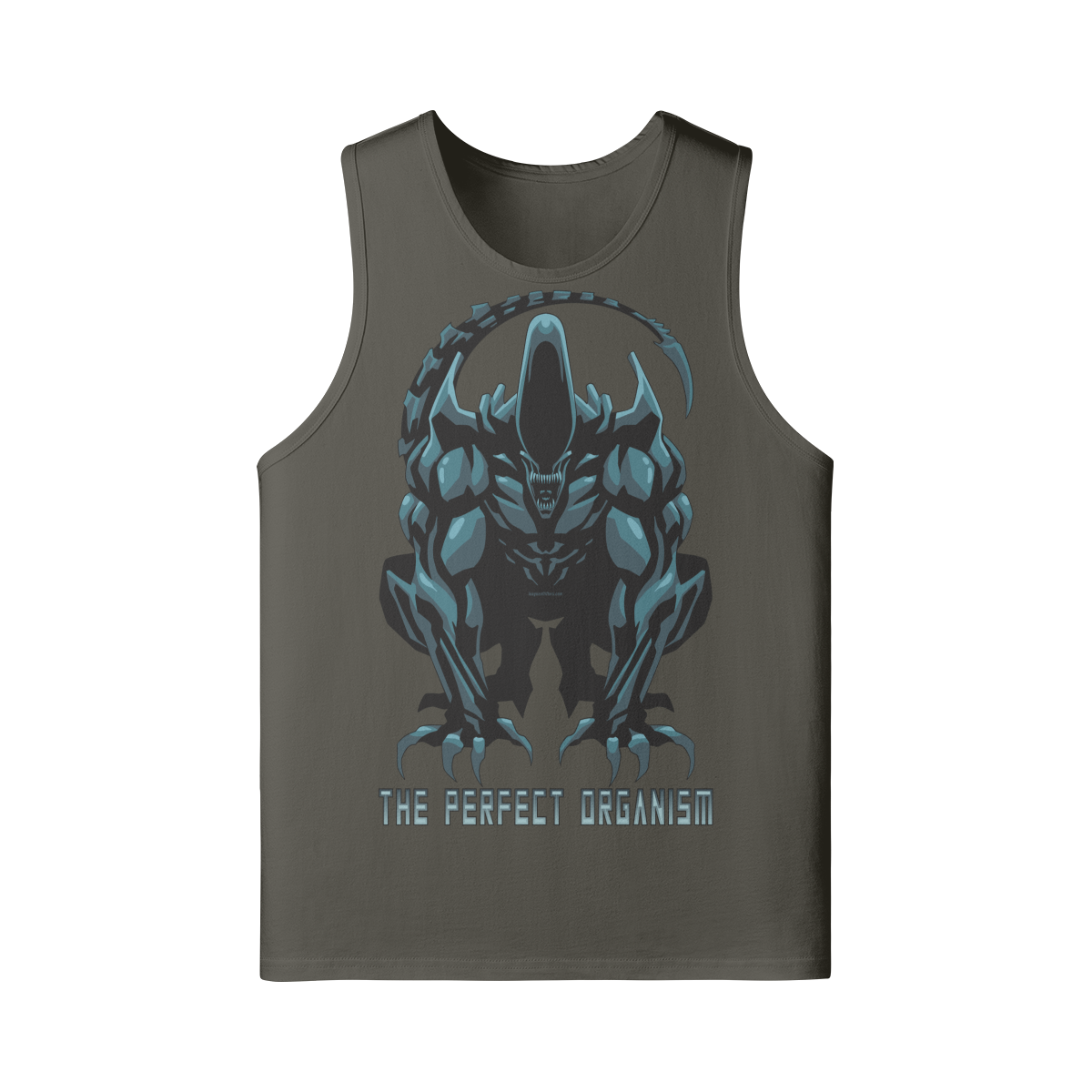 PERFECT ORGANISM- Tank Top-Charcoal Grey-League of Lifters
