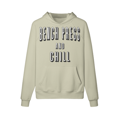 BENCH PRESS AND CHILL- Hoodie-Camel-League of Lifters