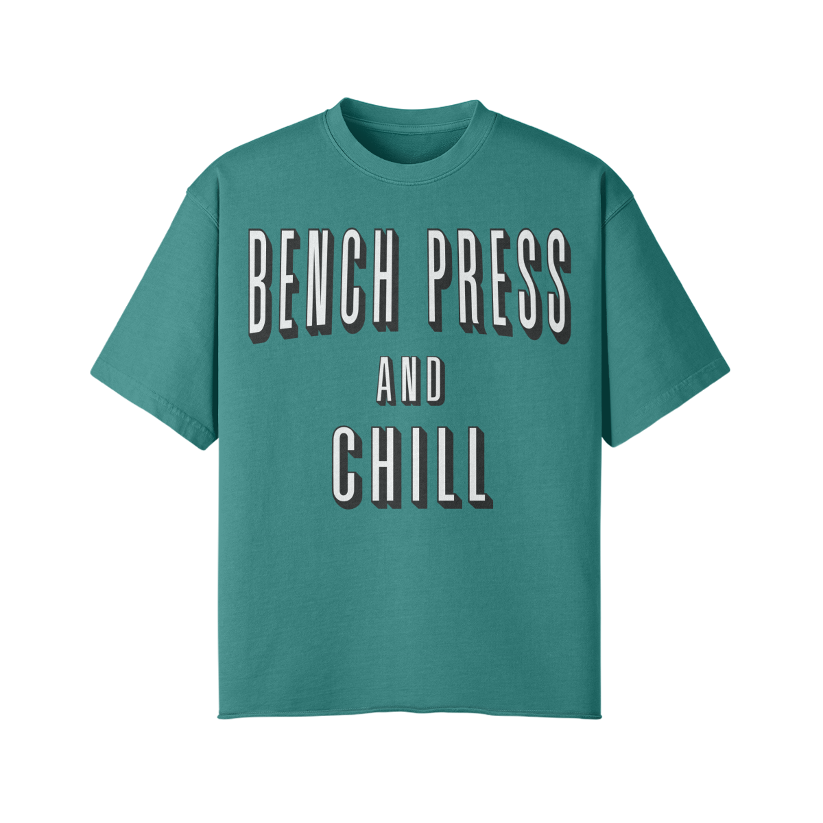 BENCH PRESS AND CHILL- Pump Top-Vintage Green-League of Lifters