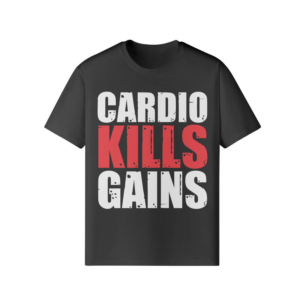 CARDIO KILLS GAINS- Classic T-Shirt-Black-League of Lifters