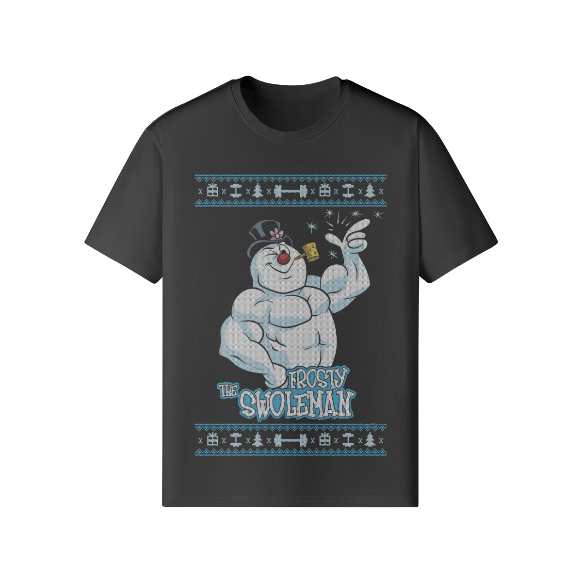 FROSTY THE SWOLEMAN- Classic T-Shirt-Black-League of Lifters