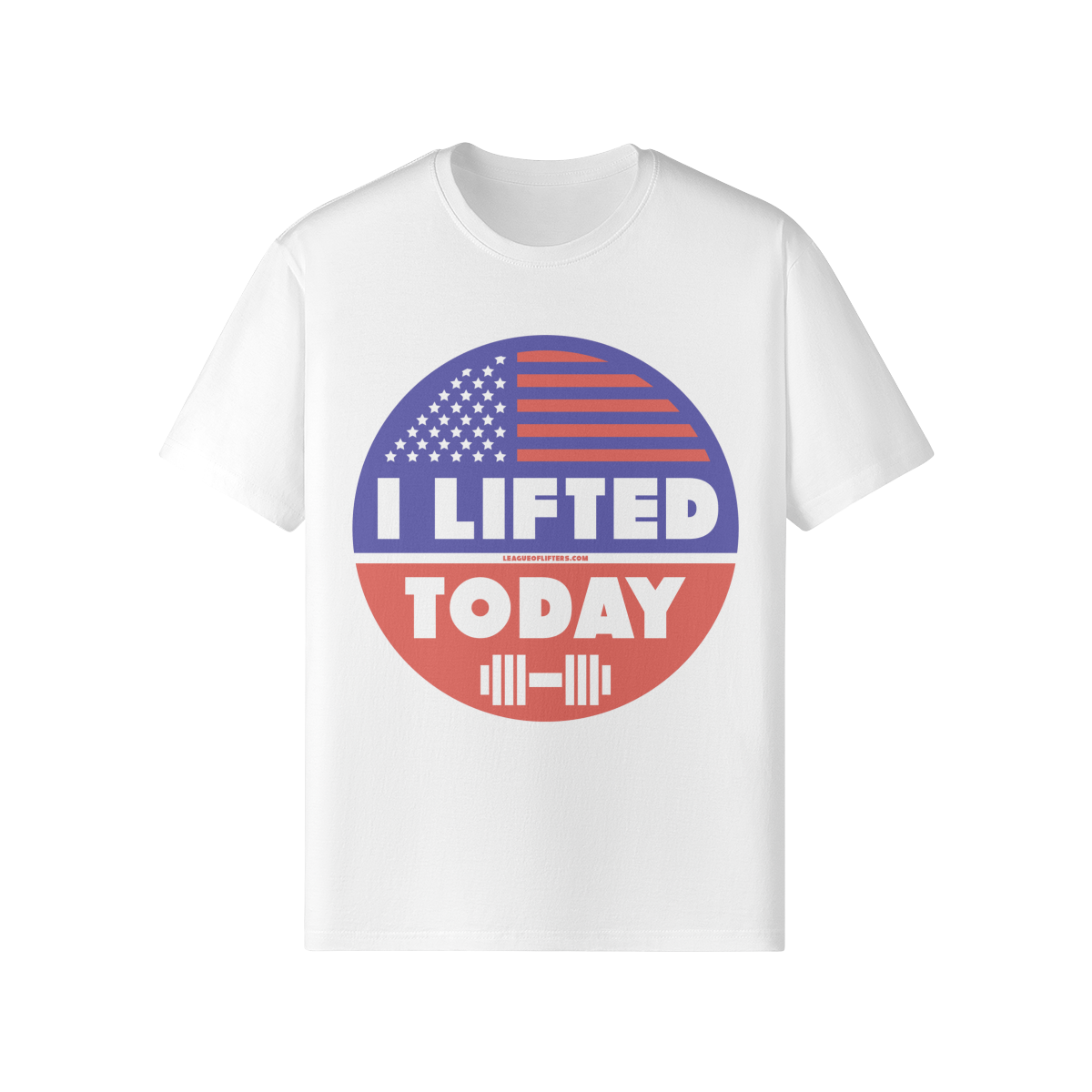 I LIFTED TODAY- Classic T-Shirt-White-League of Lifters