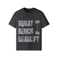 SQUATS BENCH DEADLIFT- Classic T-Shirt-Black-League of Lifters