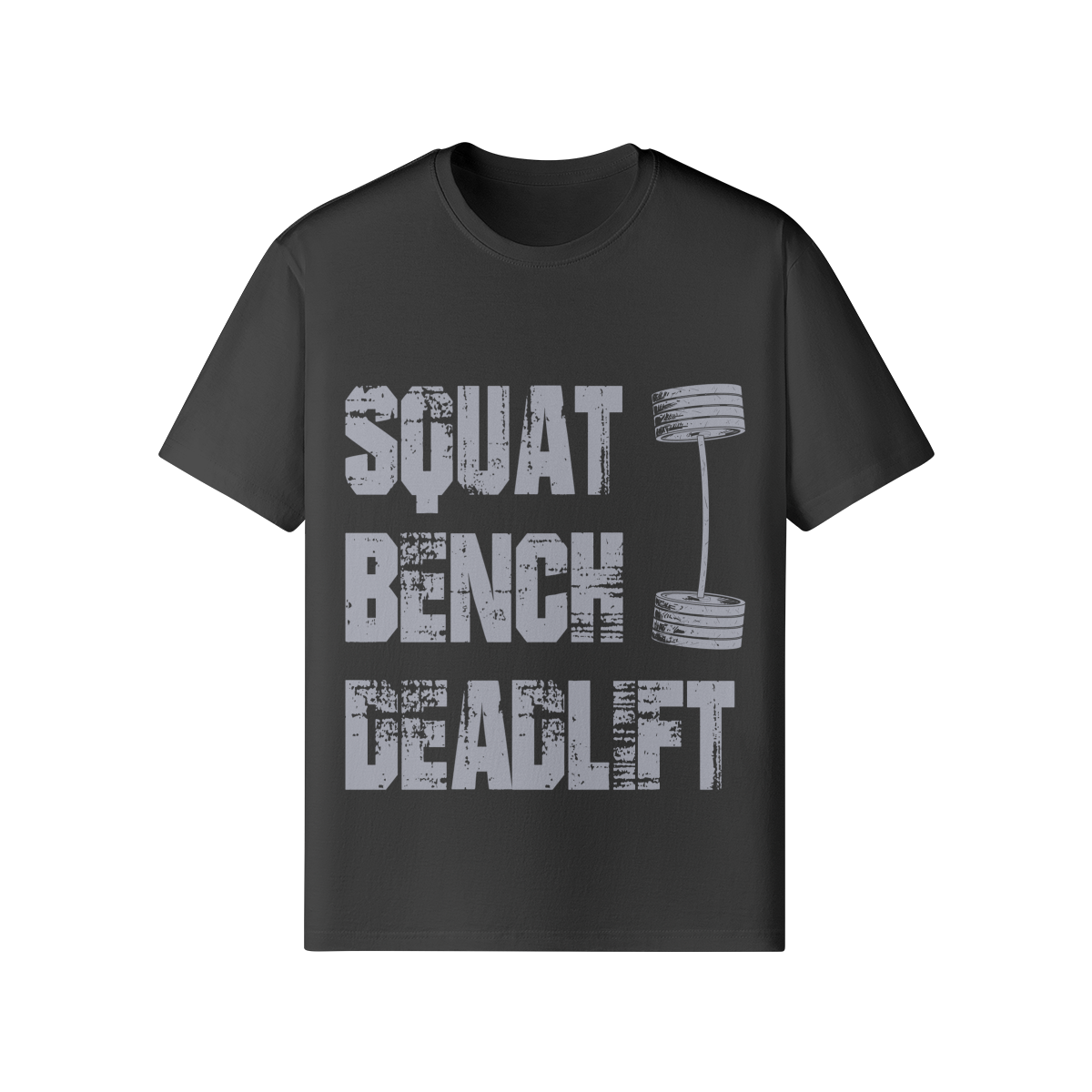 SQUATS BENCH DEADLIFT- Classic T-Shirt-Black-League of Lifters