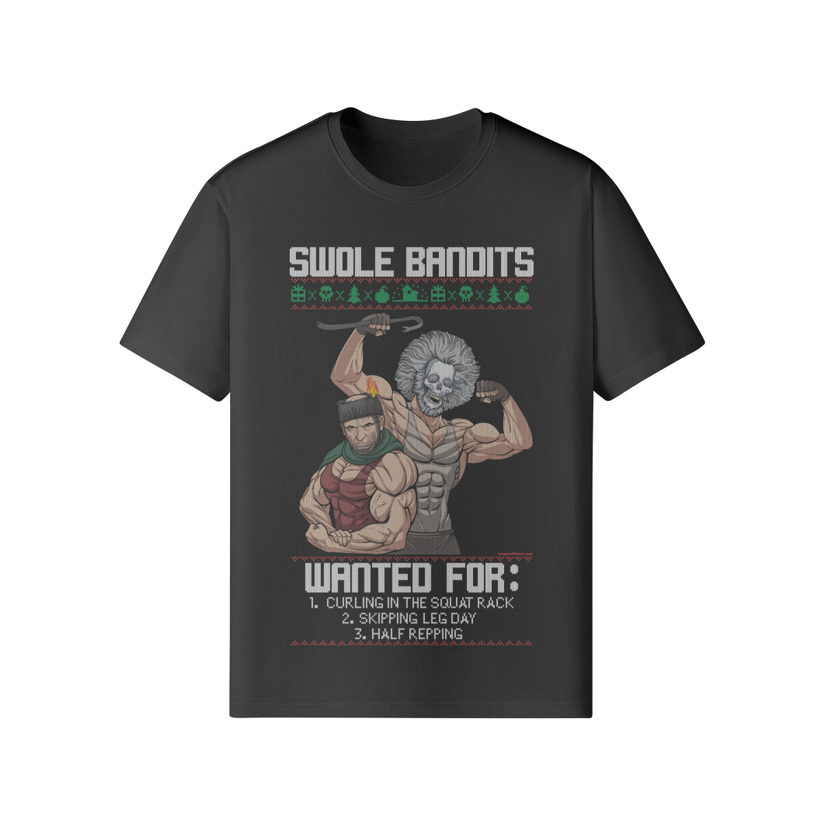 SWOLE BANDITS VARIANT- Classic T-Shirt-Black-League of Lifters