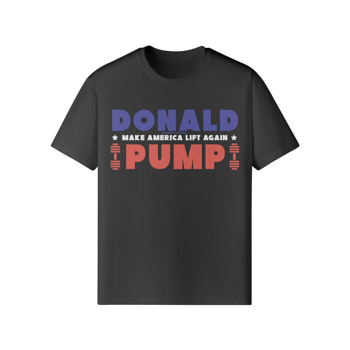 DONALD PUMP- Classic T-Shirt-Black-League of Lifters