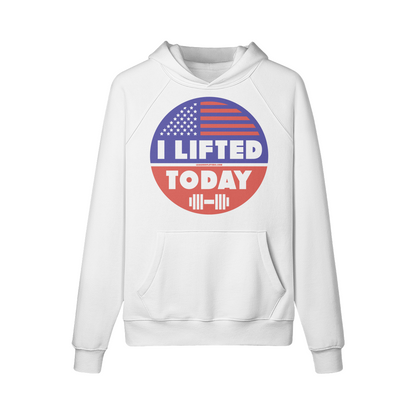 I LIFTED TODAY- Hoodie-White-League of Lifters